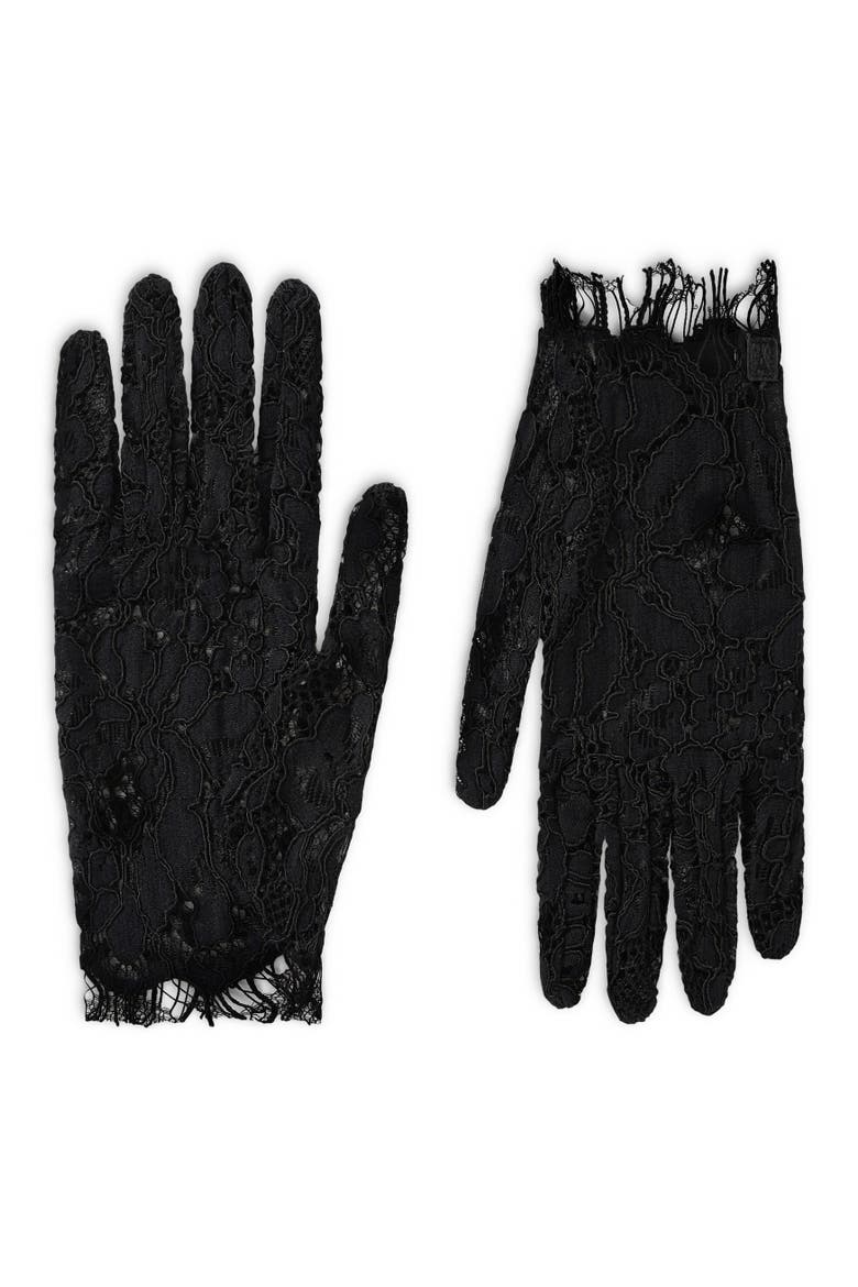 Rhea Lace Gloves, Main, color, Black