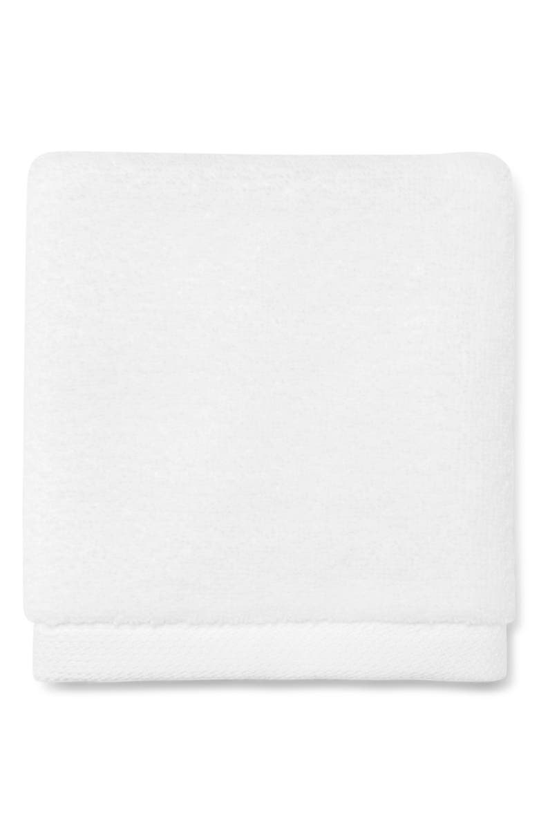 SFERRA Cielo Cotton Wash Cloth, Main, color, White