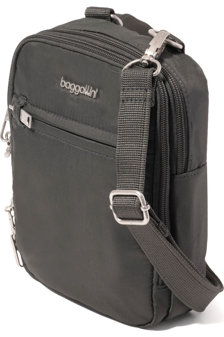 baggallini plaza mini travel crossbody bag Swift for Women 1.25 inches deep by 9 inches wide by 5 inches tall Baggallini - Plaza Mini -