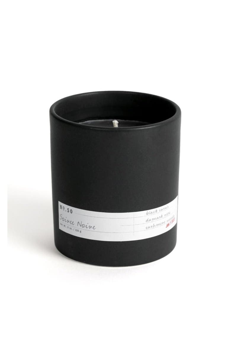 No. 50 Soiree Noire Scented Candle, Main, color, Black