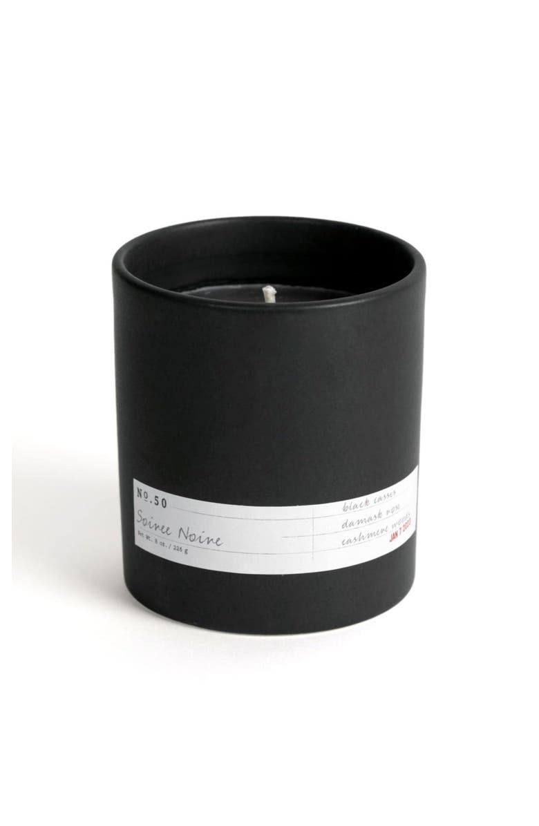 Aerangis No. 50 Soiree Noire Scented Candle, Main, color, Black