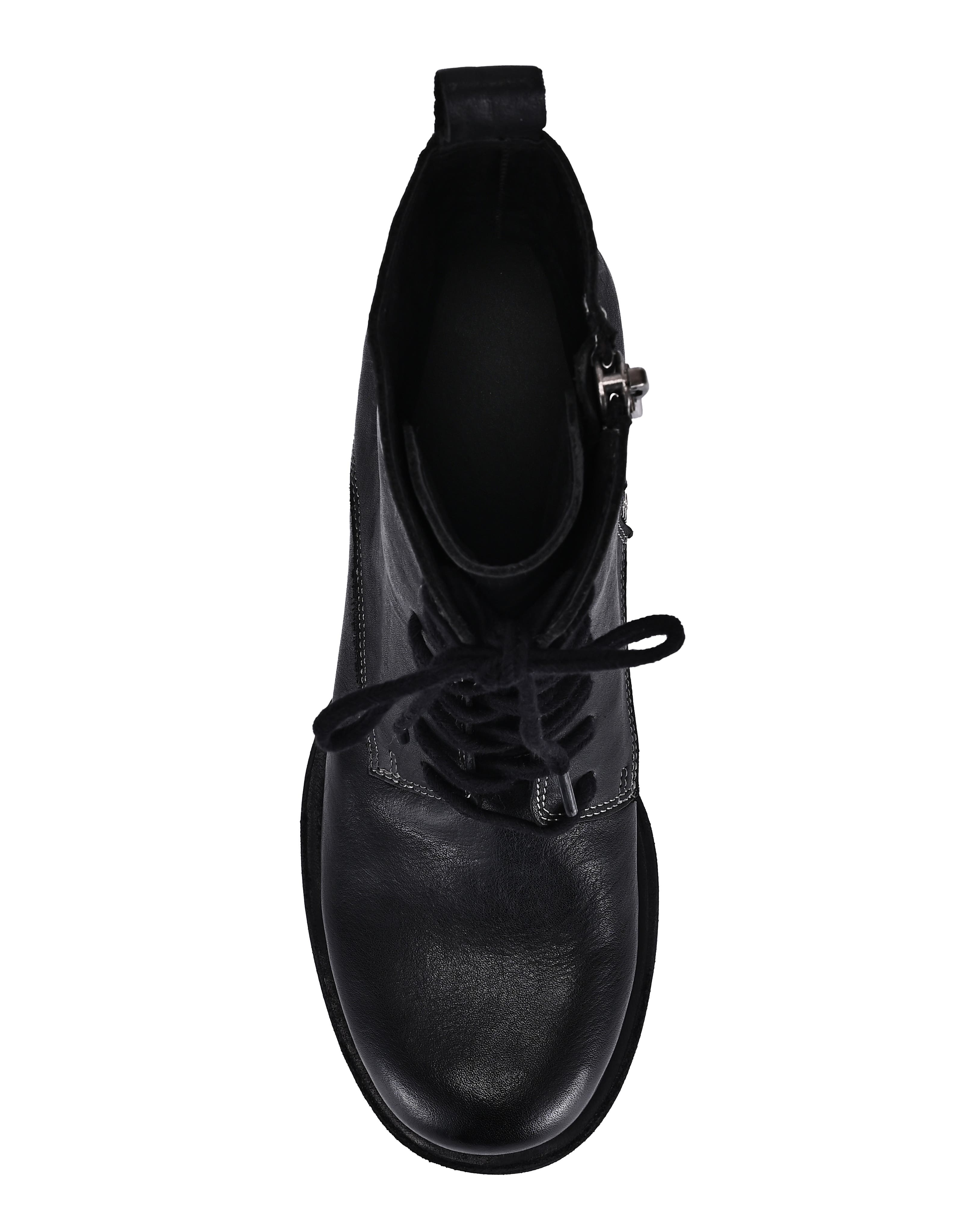 OLD TREND Heritage Genuine Leather Refined Lace Up Ankle Boot, Alternate, color, Black