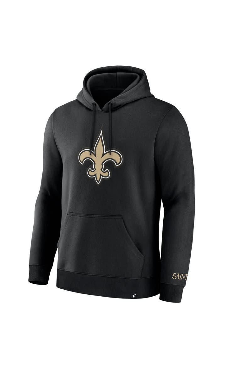 Men's Fanatics  Black New Orleans Saints Legacy Fleece Pullover Hoodie, Alternate, color, Black
