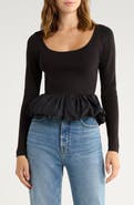 Rails Tillie Bubble Hem Rib Top