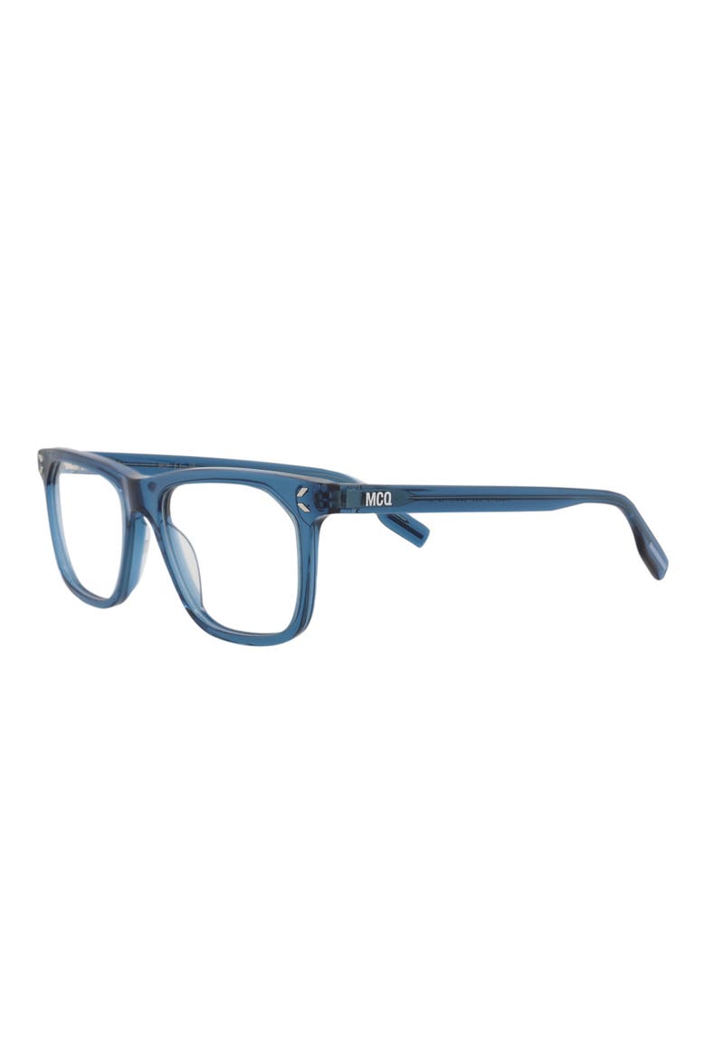 52mm Rectangle Optical Frames, Alternate, color, BLUE BLUE TRANSPARENT