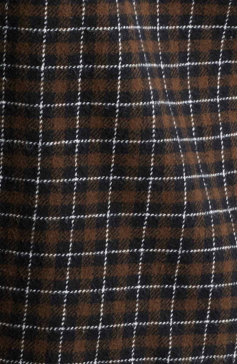 Obey Adams Plaid Long Sleeve Flannel Long Sleeve Camp Shirt, Alternate, color, Wren Multi