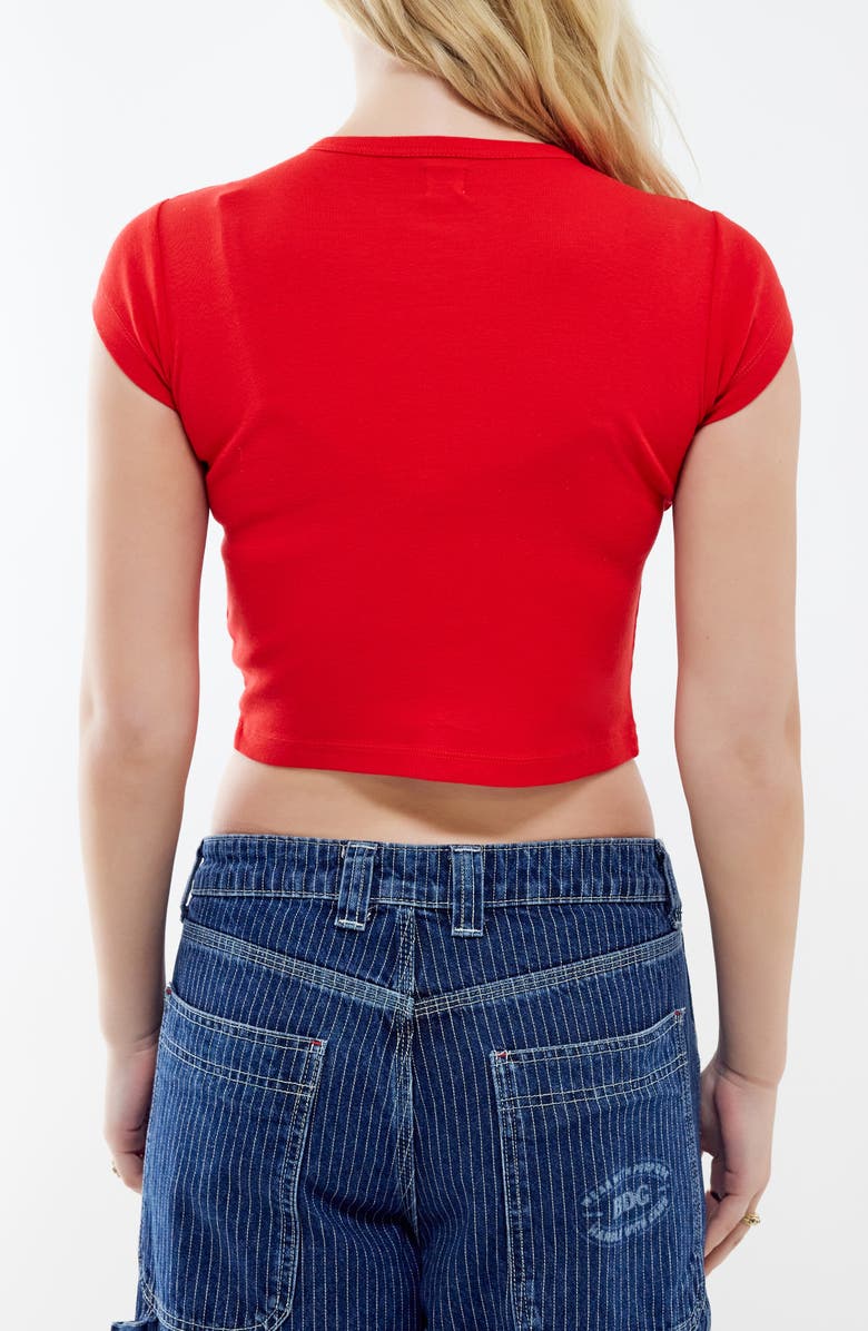 BDG Urban Outfitters First Rodeo Graphic Baby Tee, Alternate, color, Red