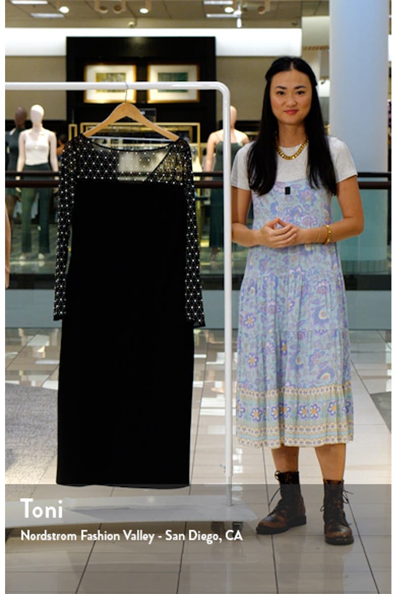 Embellished Rhinestone Sheath Dress video