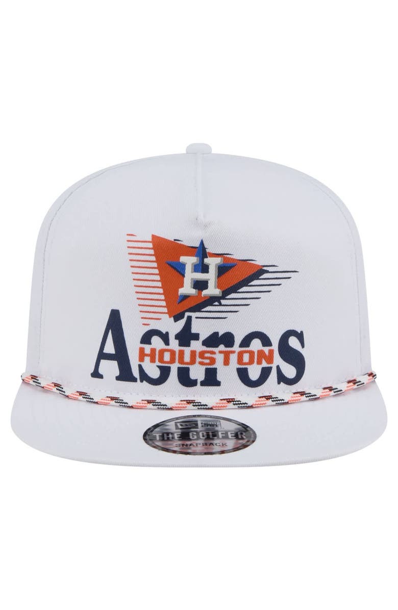 New Era Men's New Era White Houston Astros Collide Golfer Snapback Hat, Alternate, color, White