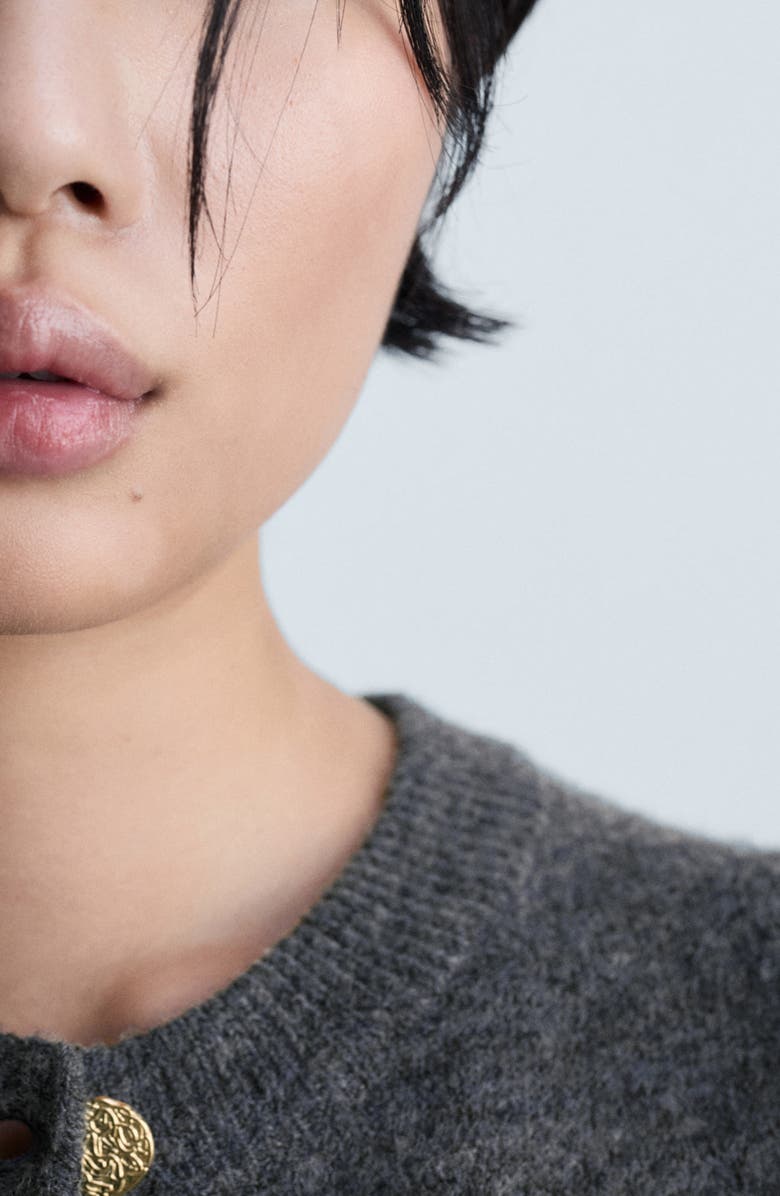 MANGO Eliote Crop Cardigan, Alternate, color,