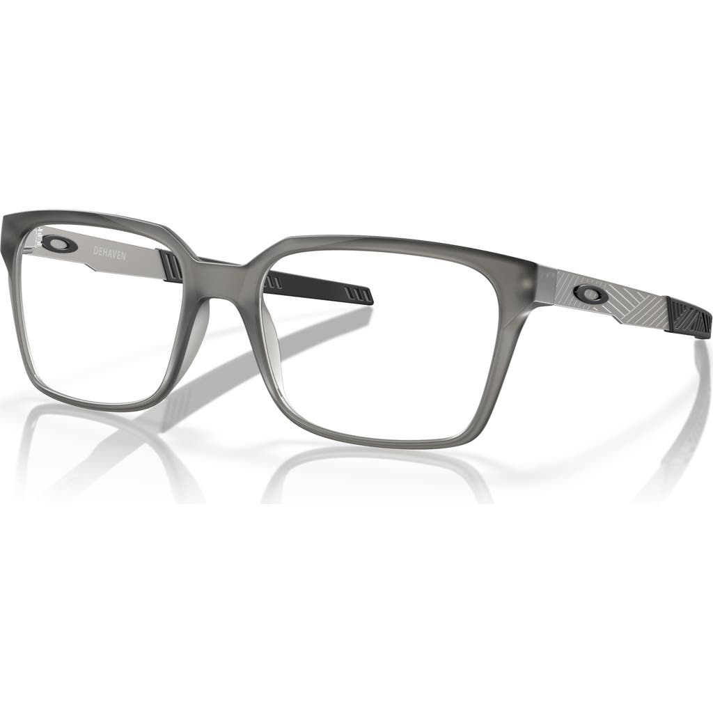 Oakley 55mm Rectangle Optical Glasses In Gray