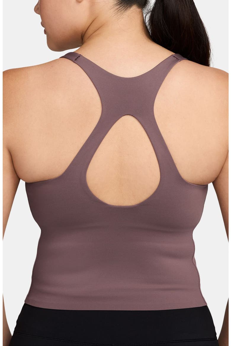 Universa Medium Support Padded Sports Bra Tank, Alternate, color, TATTOO/ BURGUNDY CRUSH