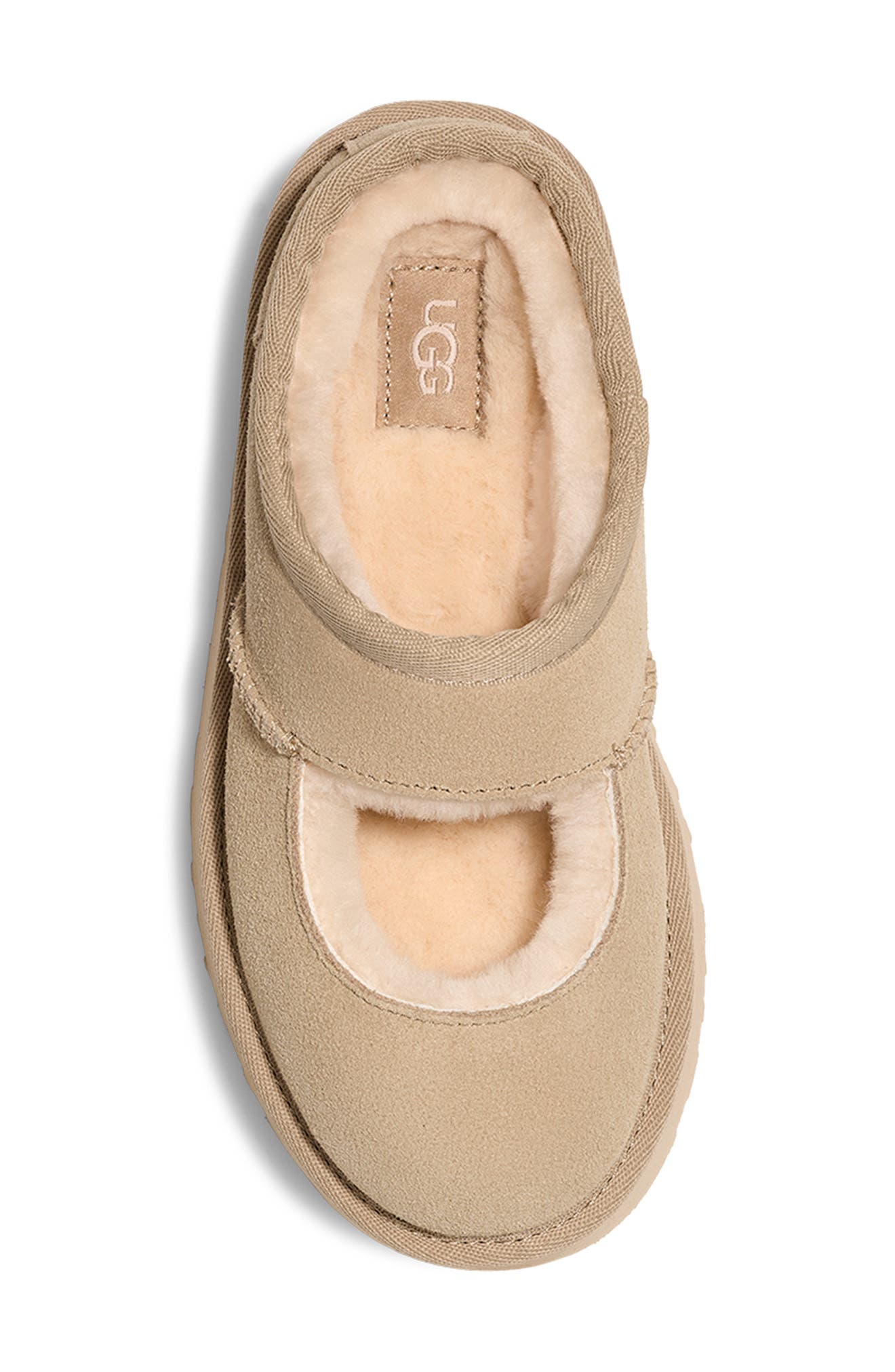 UGG<sup>®</sup> Kids' Bea Platform Mary Jane, Alternate, color, Mustard Seed