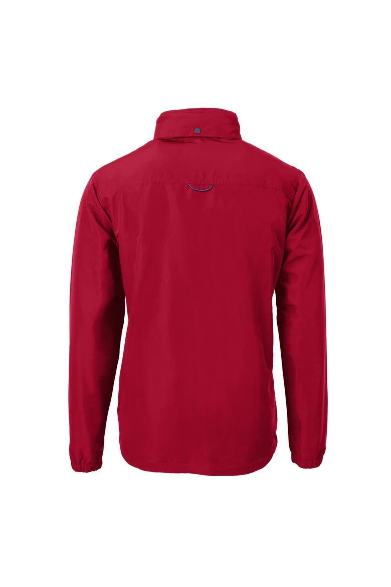 Men's Cutter & Buck Cardinal Nashville Sounds Charter Eco Recycled Full-Zip Jacket, Alternate, color, Red