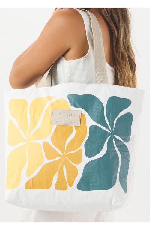 Aloha Collection Day Tripper Wavy Day Water Resistant Tyvek® Tote