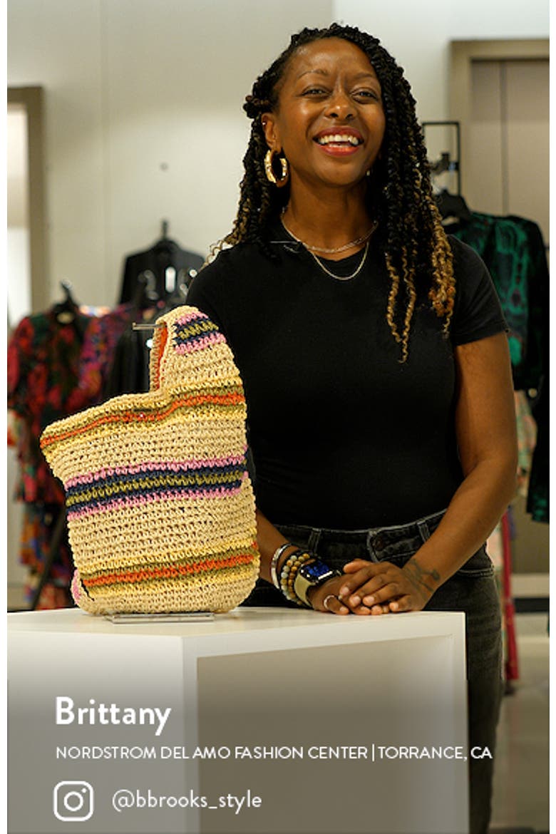 Piece Together Straw Bag video