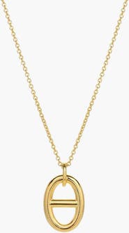 Bearfruit Jewelry Sterling Silver 18k Gold Plated Erin Circle Necklace Dainty Charm