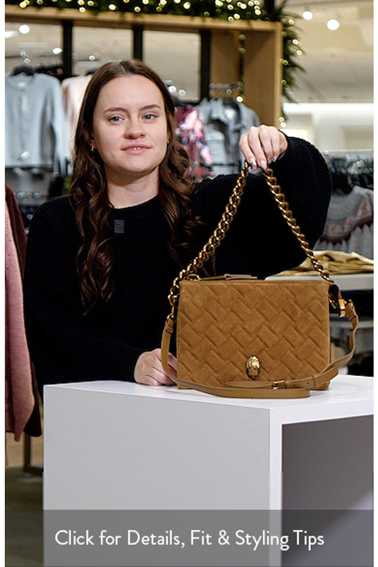 Kensington Puff Quilted Leather Pouch Bag video