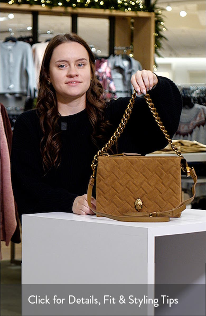 Kensington Puff Quilted Leather Pouch Bag, sales video thumbnail