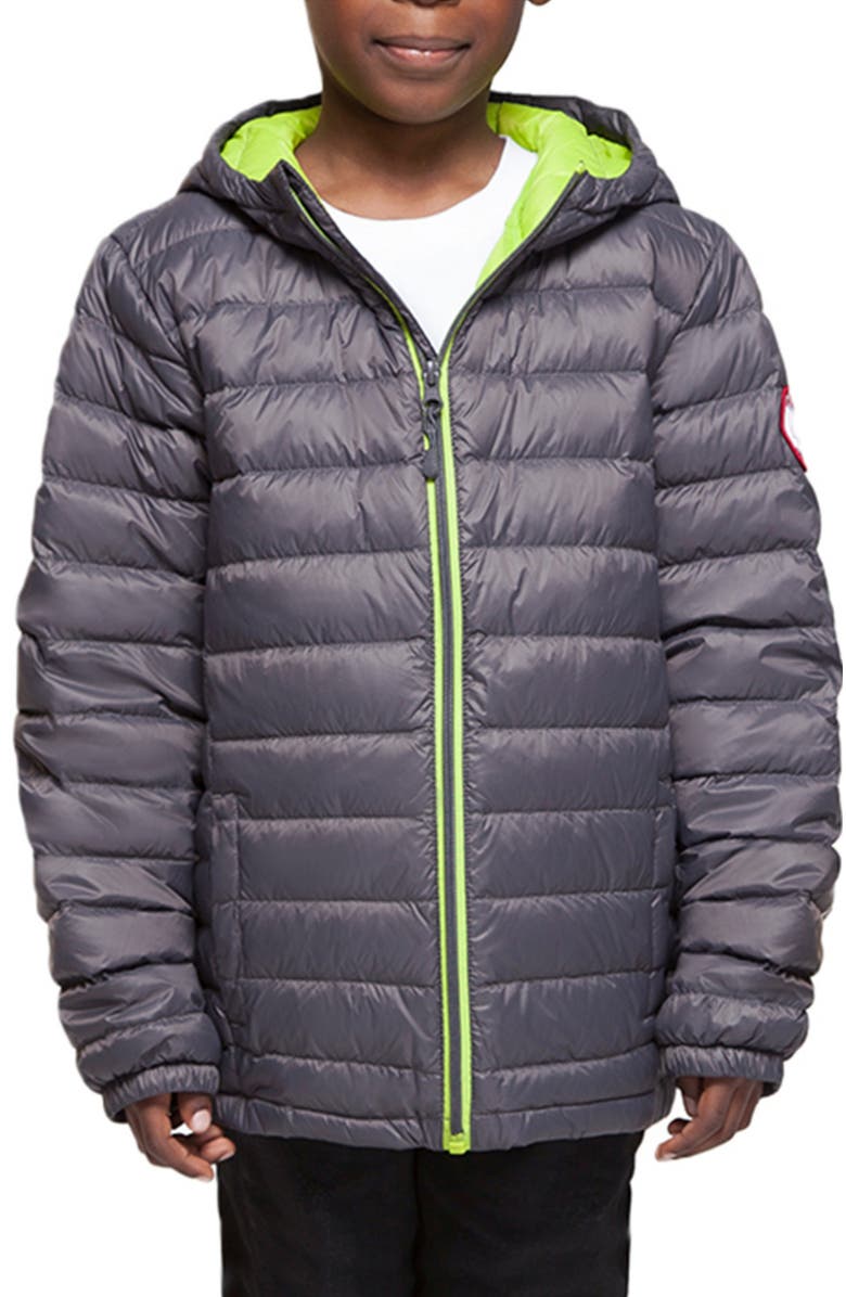 Rokka&Rolla Kids' Ultra Light Packable Down Jacket, Main, color, Charcoal Grey