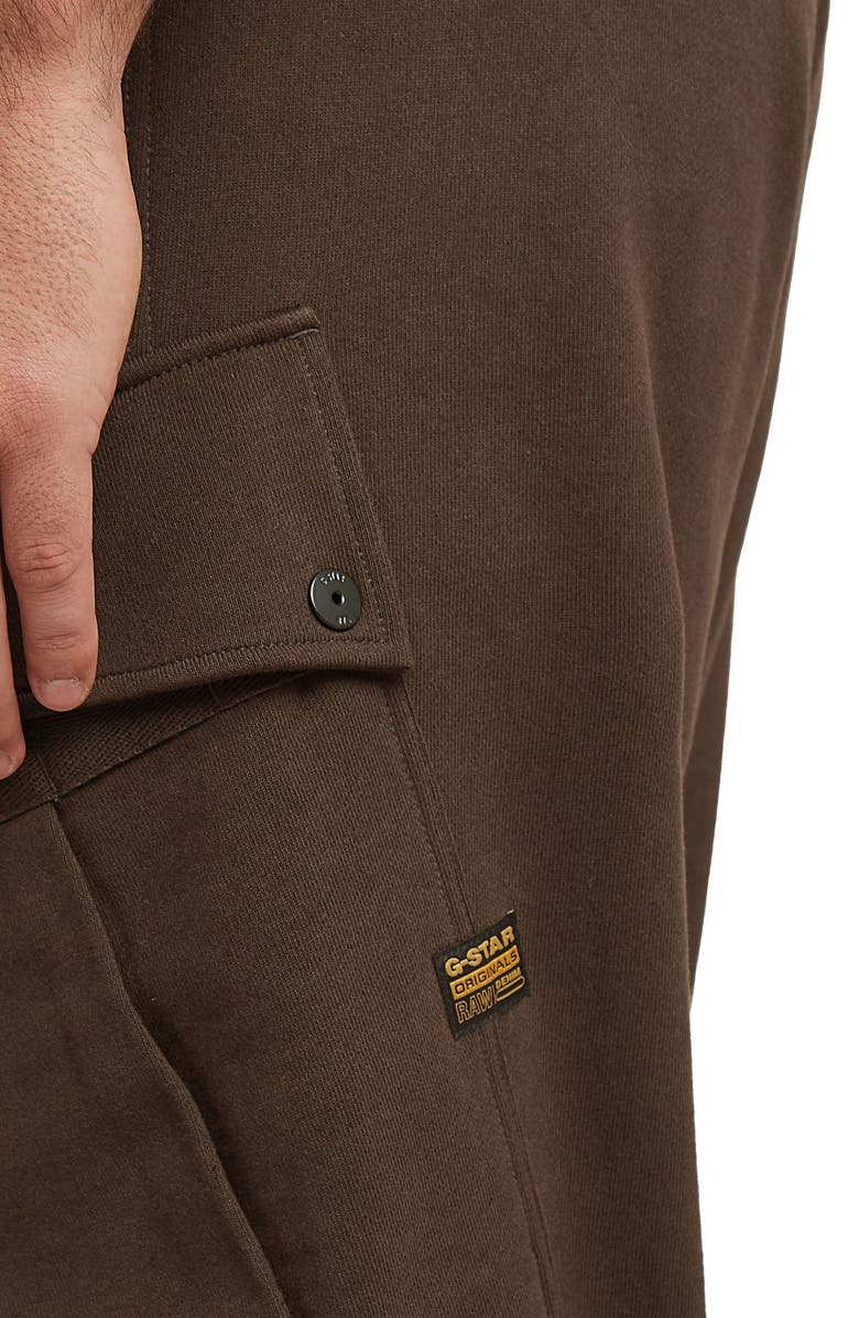 G-STAR Rovic Cargo Sweatpants, Alternate, color, Deep Brown