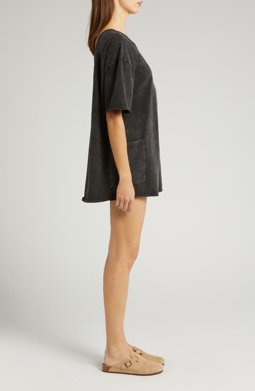 Free People Fp Movement Hot Shot T-shirt Romper In Black
