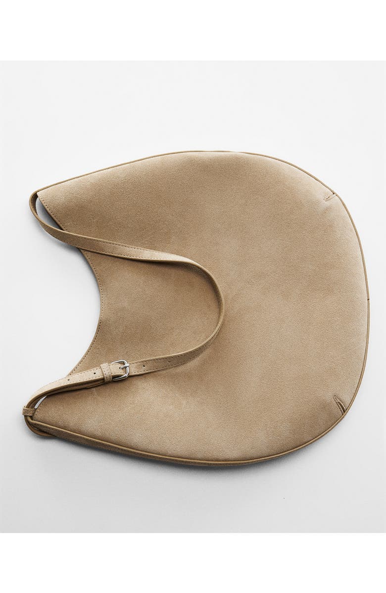 MANGO Suede Shoulder Bag, Alternate, color,