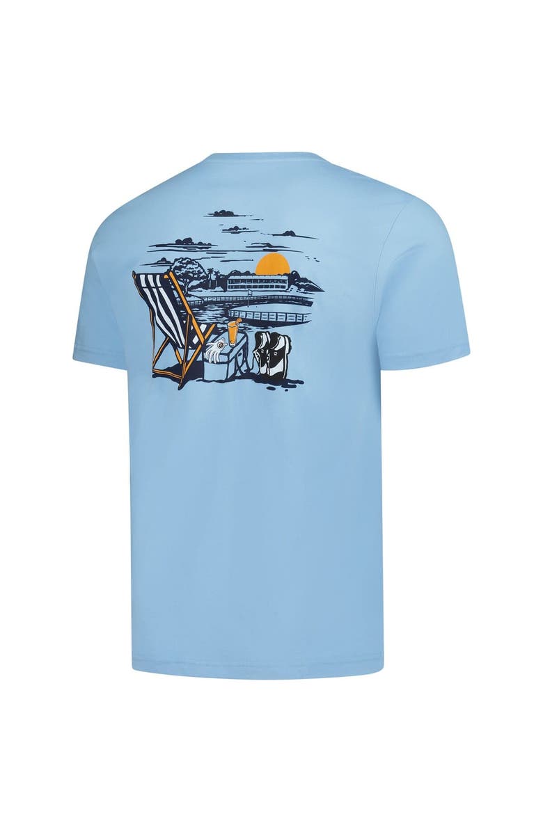 FOOTJOY Men's FootJoy Light Blue THE PLAYERS T-Shirt, Alternate, color,