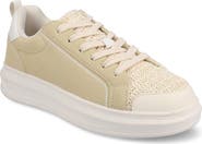 Journee Collection Meeya Woven Casual Sneaker
