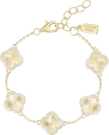 Icon Clover Necklace, Bracelet and Studs - Set of 3