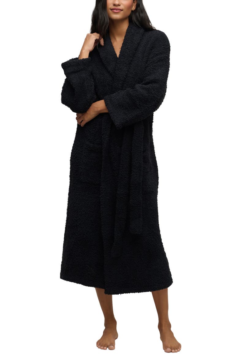 Gender Inclusive CozyChic™ Robe, Main, color, BLACK