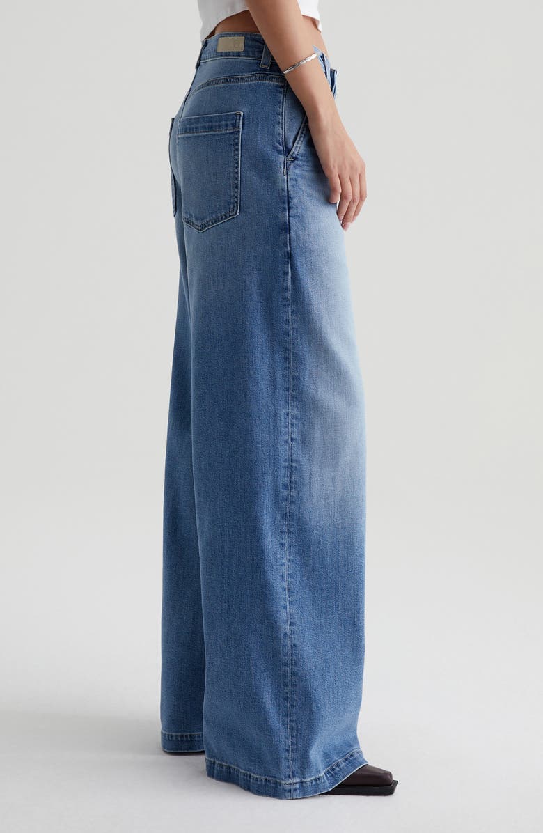 AG Stella Low Slung Palazzo Jeans, Alternate, color, Escalate