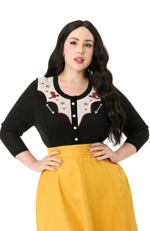 Plus Size Bookworm Cardigan