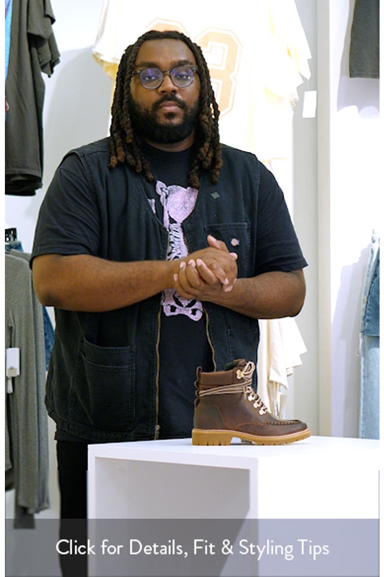 Cameron Lug Sole Waterproof Leather Bootie video