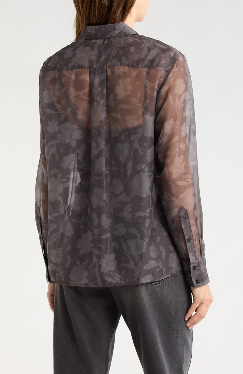 rag & bone Sonica Printed Shirt, Alternate, color, Grey Multi
