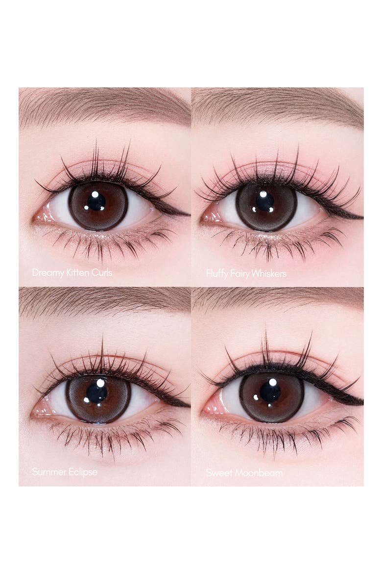 Light DD Curl 9 to13mm Length Pre-Glued Reusable Lashes, Alternate, color, Black