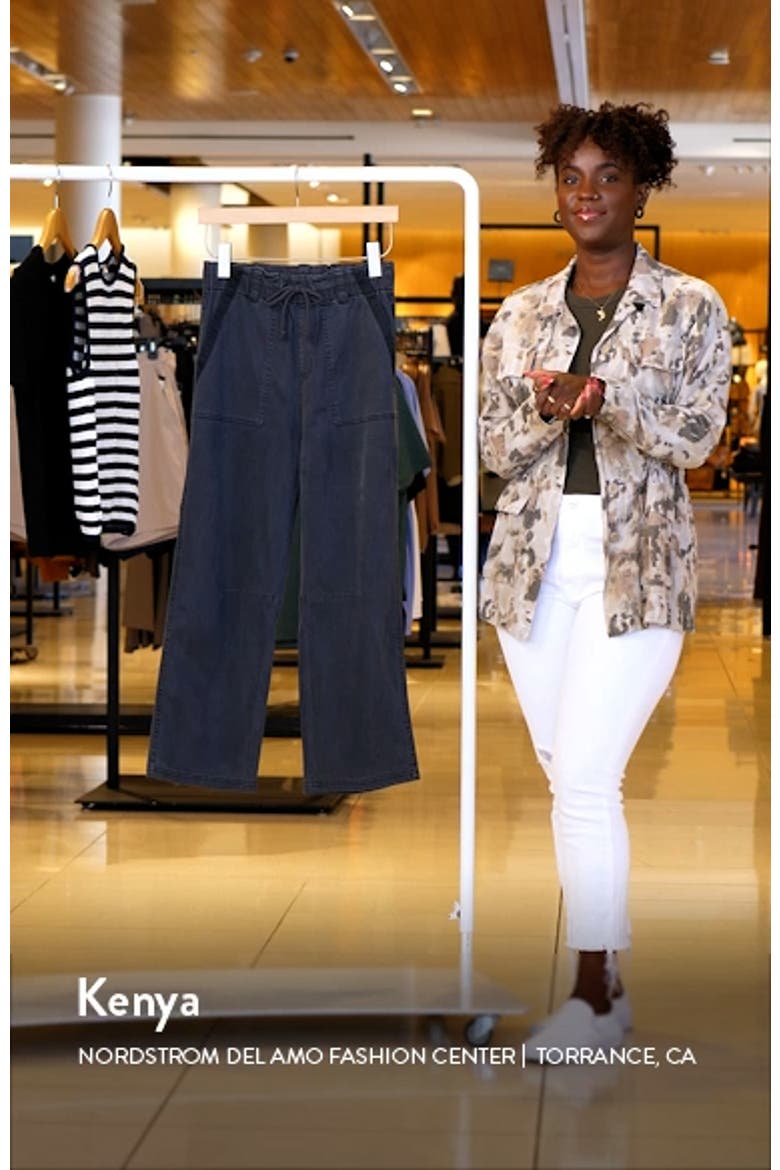 Gianna Crop Drawstring Pants video