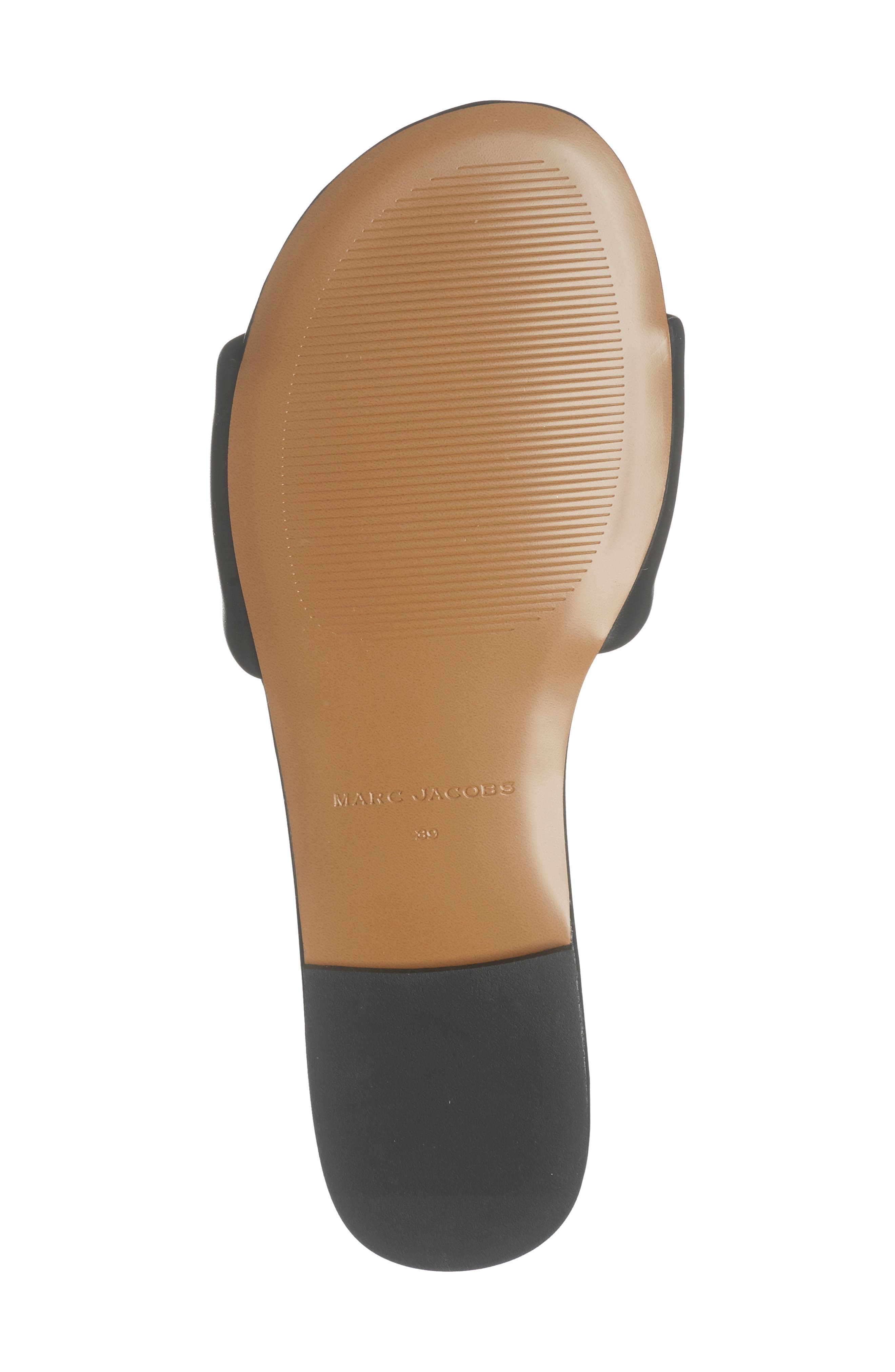 Marc Jacobs The Snapshot Slide Sandal, Alternate, color, Black