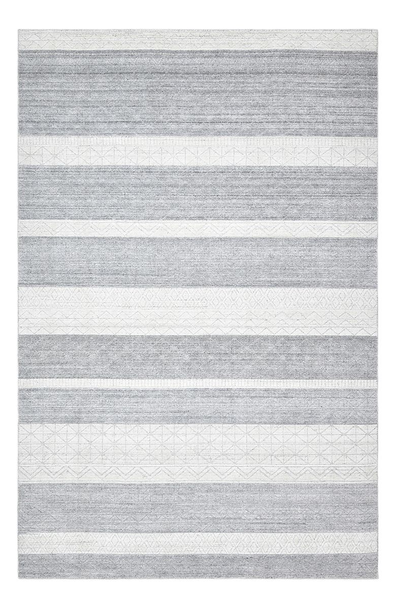 Solo Rugs Pari Handmade Area Rug, Main, color, Grey