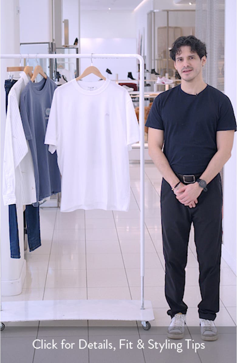 Tennis Court Cotton Graphic T-Shirt, sales video thumbnail