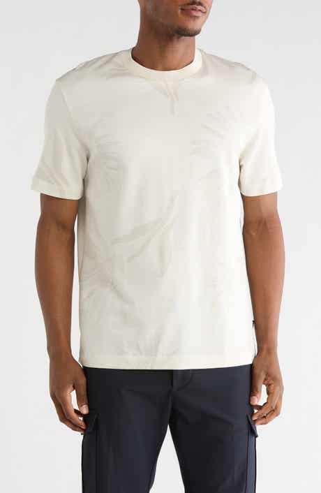 BOSS Taut Floral Cotton Knit Graphic T-Shirt