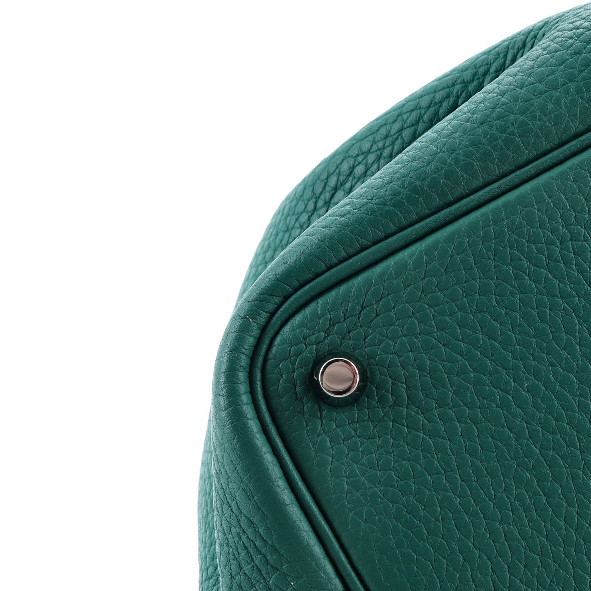 Pre-Owned Hermes Picotin Lock Bag Clemence PM, Alternate, color, Vert Vertigo