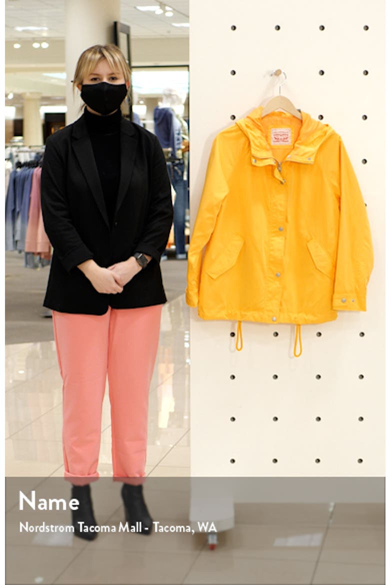 Levi's® Water Resistant Hooded Rain Jacket video