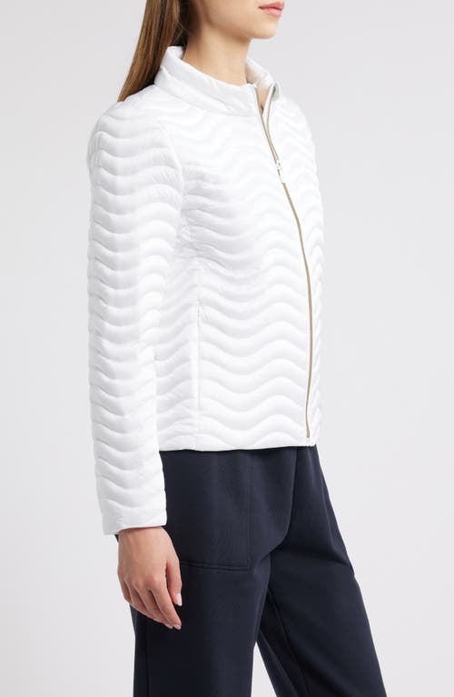 Save The Duck Pearl Water Repellent Quilted Jacket In White