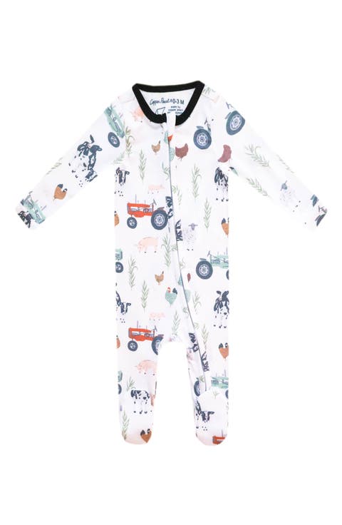 Zip-Up Footie Pajamas (Baby)