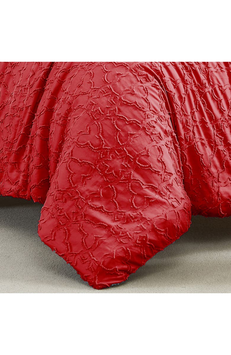 SOUTHSHORE FINE LINENS Jaquard Comforter Set, Alternate, color, Pepper