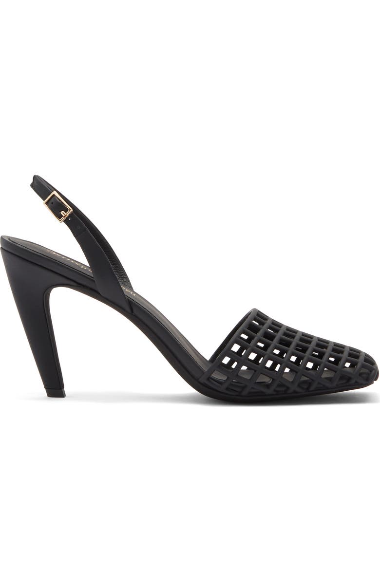 Jeffrey Campbell Aviary Slingback Jelly Pump, Alternate, color, Black Matte