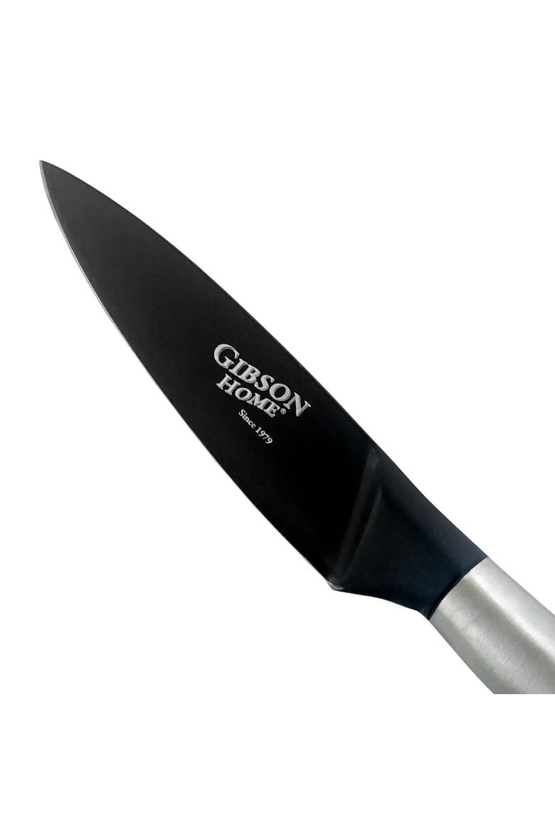 Opus 3.5 Inch. Stainless Steel Paring Knife with Black Blade, Alternate, color, Silver