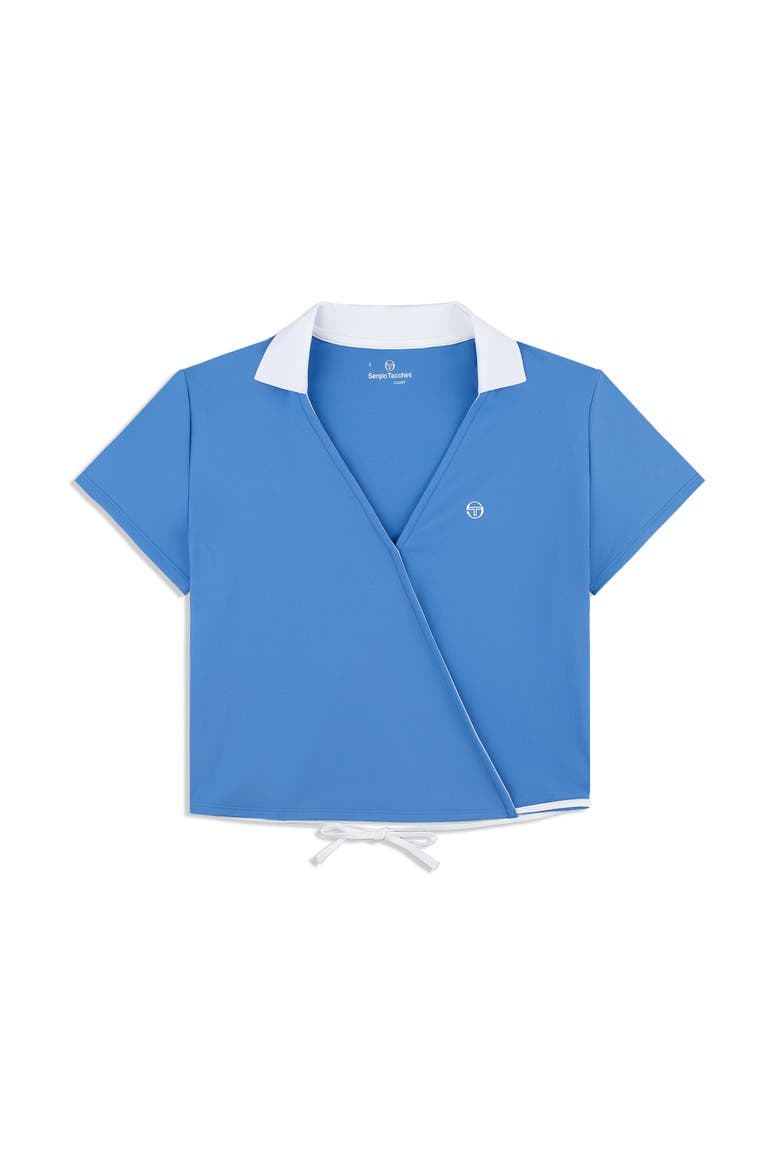 Agata Wrap Polo, Alternate, color, ULTRAMARINE