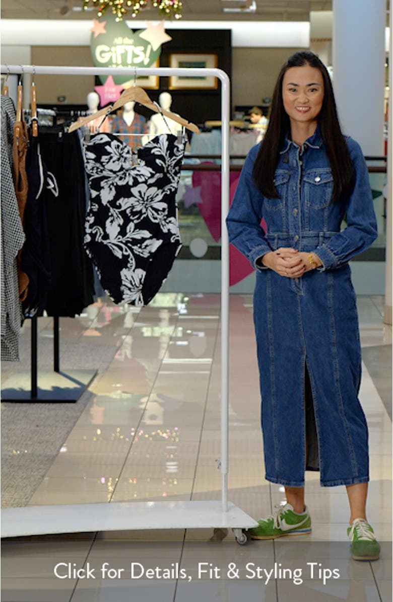 Sunset Blooms Underwire UPF 50+ One-Piece Swimsuit, sales video thumbnail